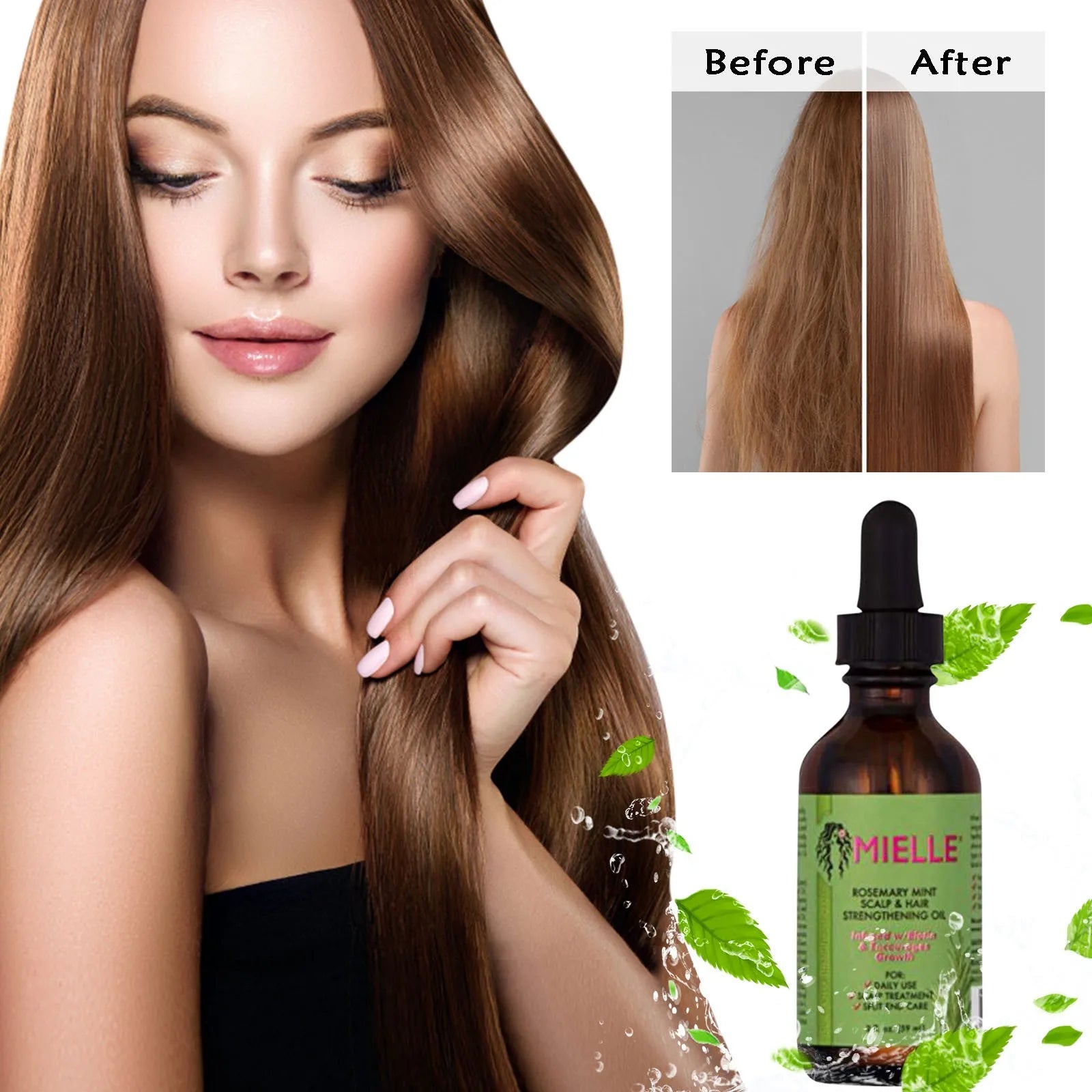 Organics Rosemary Mint Oil Scalp & Hair Strengthening Oil